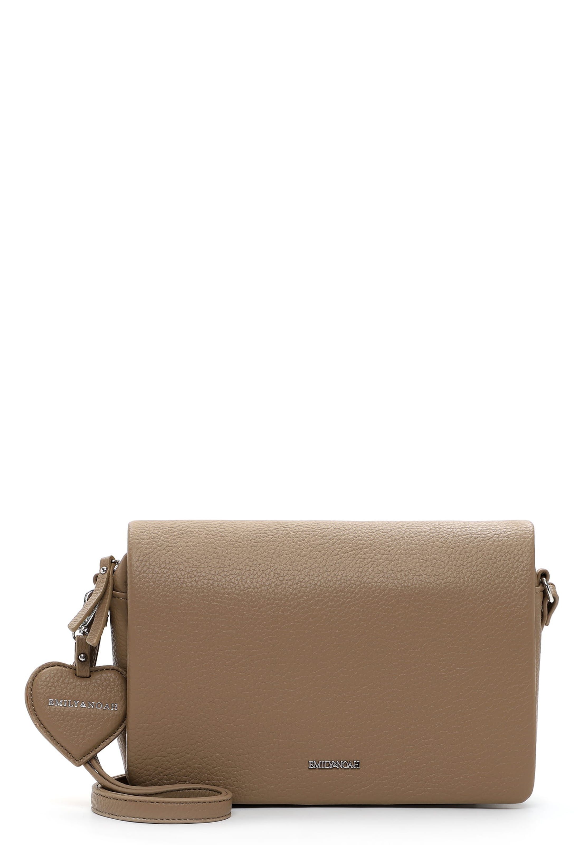 Emily & Noah Skuldertaske 'Enie' i brun: forside