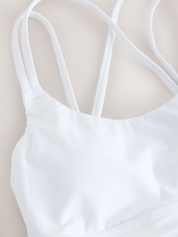 Next Bustier Urheilurintaliivit värissä valkoinen