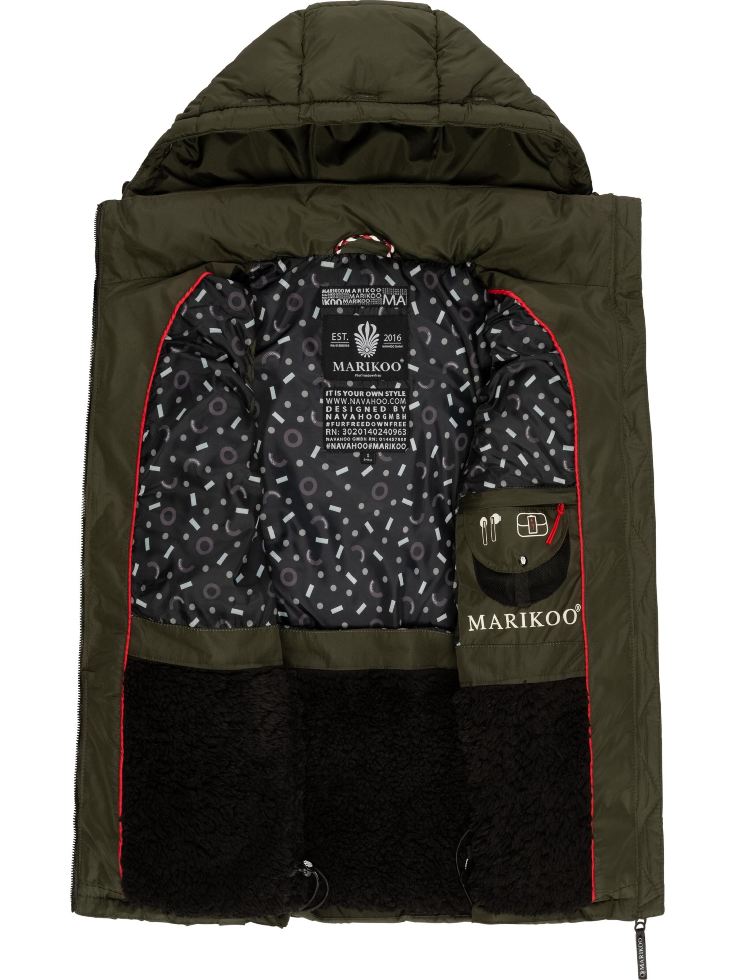 MARIKOO Väst 'Eisflöckchen' i grön