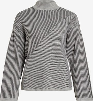 VILA Sweater 'Dubline' in Grey: front