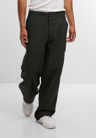 HOMEBOY Loosefit Cargobroek in Zwart: voorkant