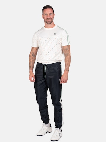 Sergio Tacchini Tapered Workout Pants 'SCOTLAND' in Black