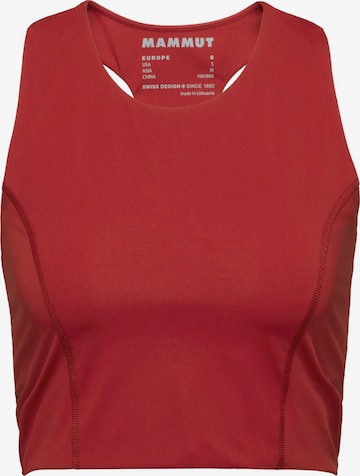 MAMMUT Sports Top in Red: front