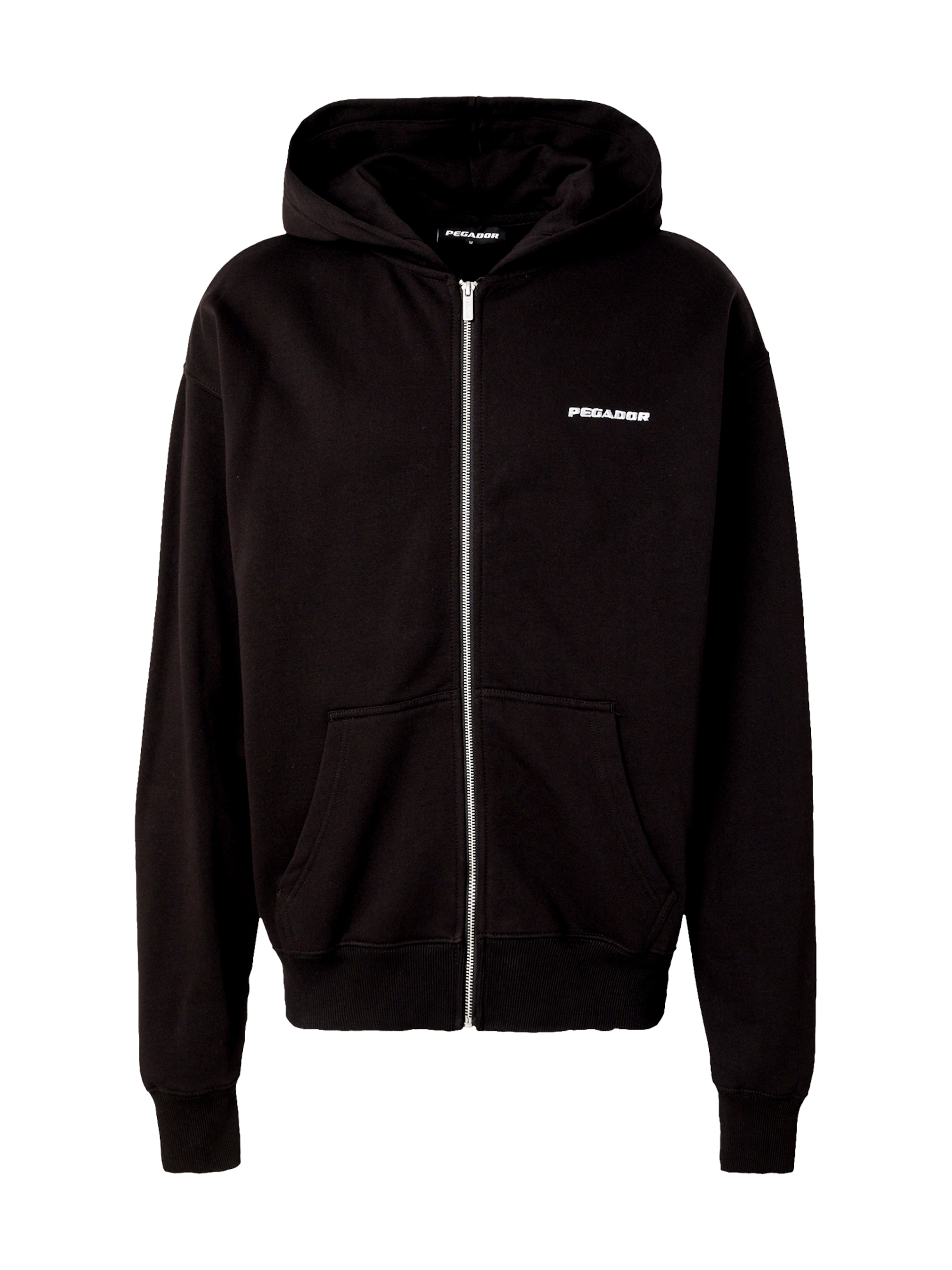 Pegador Ζακέτα φούτερ σε μαύρο: μπροστά
