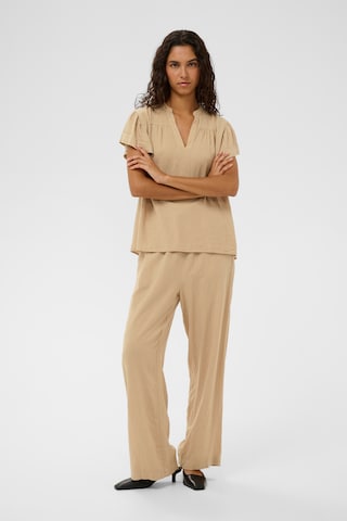 Chemisier 'Aria ' SOAKED IN LUXURY en beige