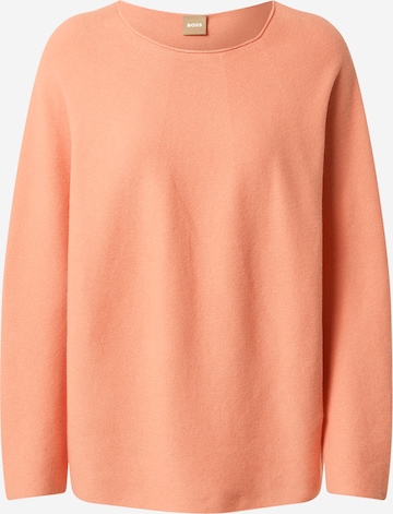 BOSS Orange Sweater 'Falanda' in Red: front