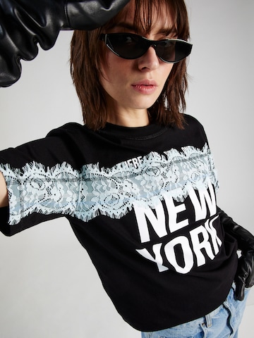 3.1 Phillip Lim Shirt 'THERE IS ONLY ONE NY' in Zwart