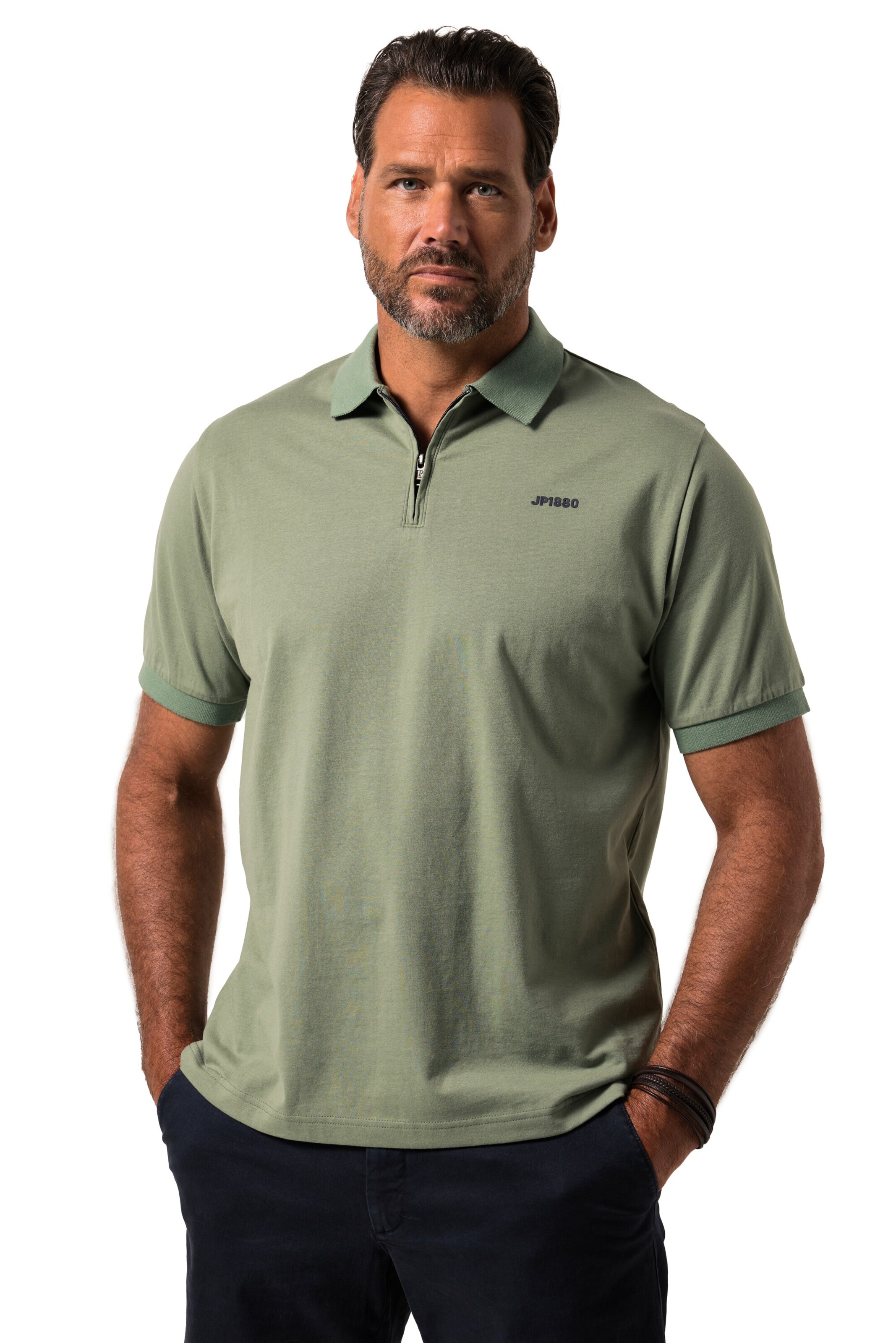 JP1880 Shirt in Green: front