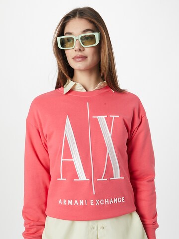 ARMANI EXCHANGE Collegepaita '8NYM02' värissä vaaleanpunainen