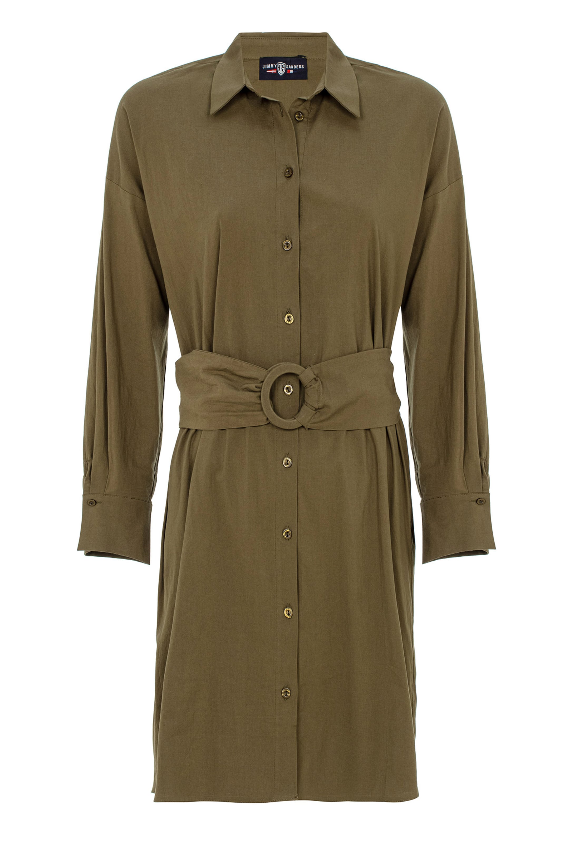 Rochie tip bluză de la Jimmy Sanders pe verde: față