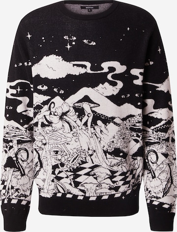 Iriedaily - Pullover 'Crazy Fresh' em preto: frente