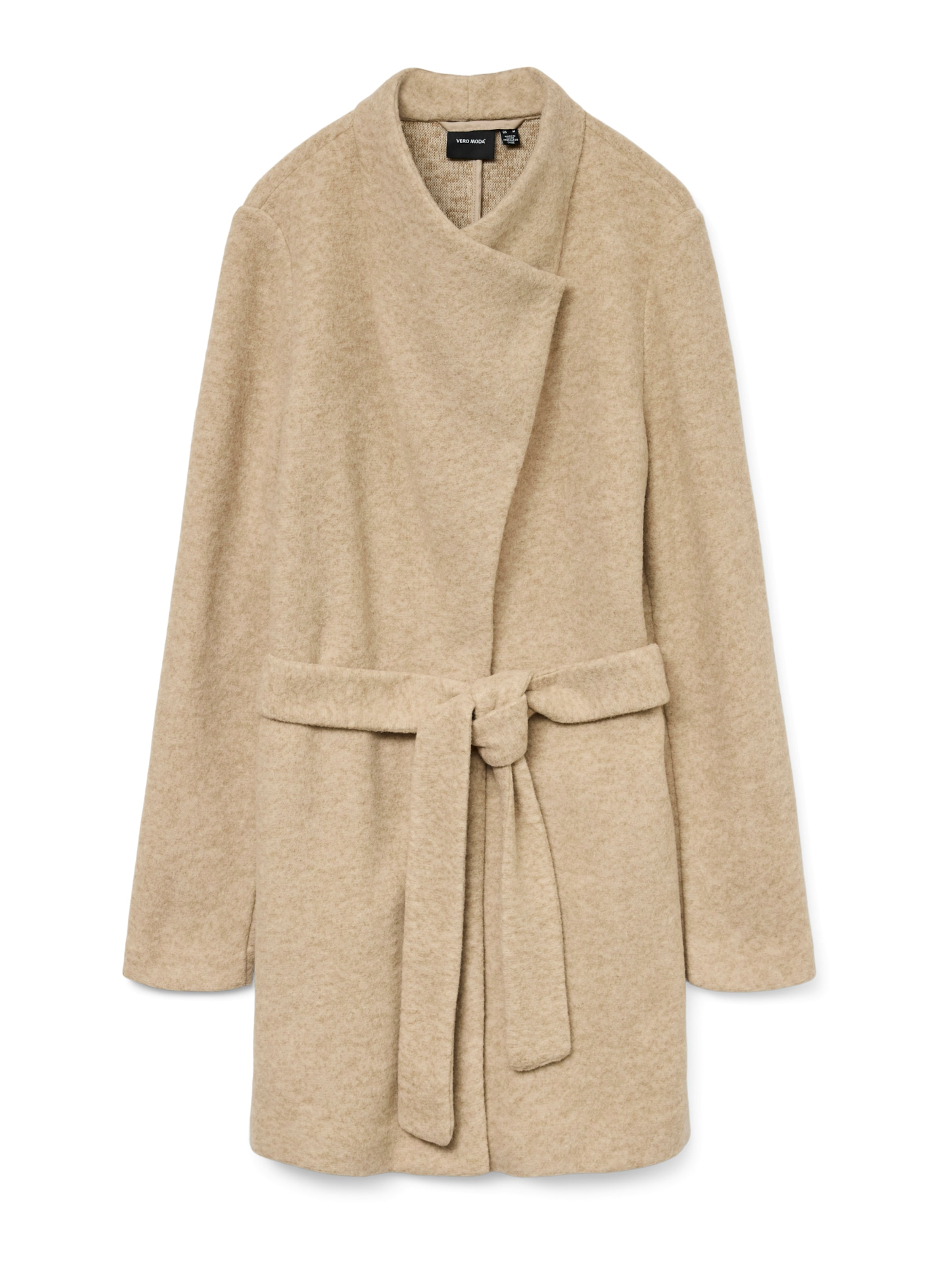 VERO MODA Демисезонное пальто 'VMBRUSHED NORA' в Бежевый: спереди