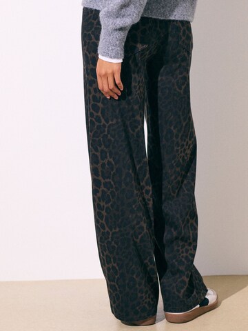 Next Wide leg Broek in Bruin