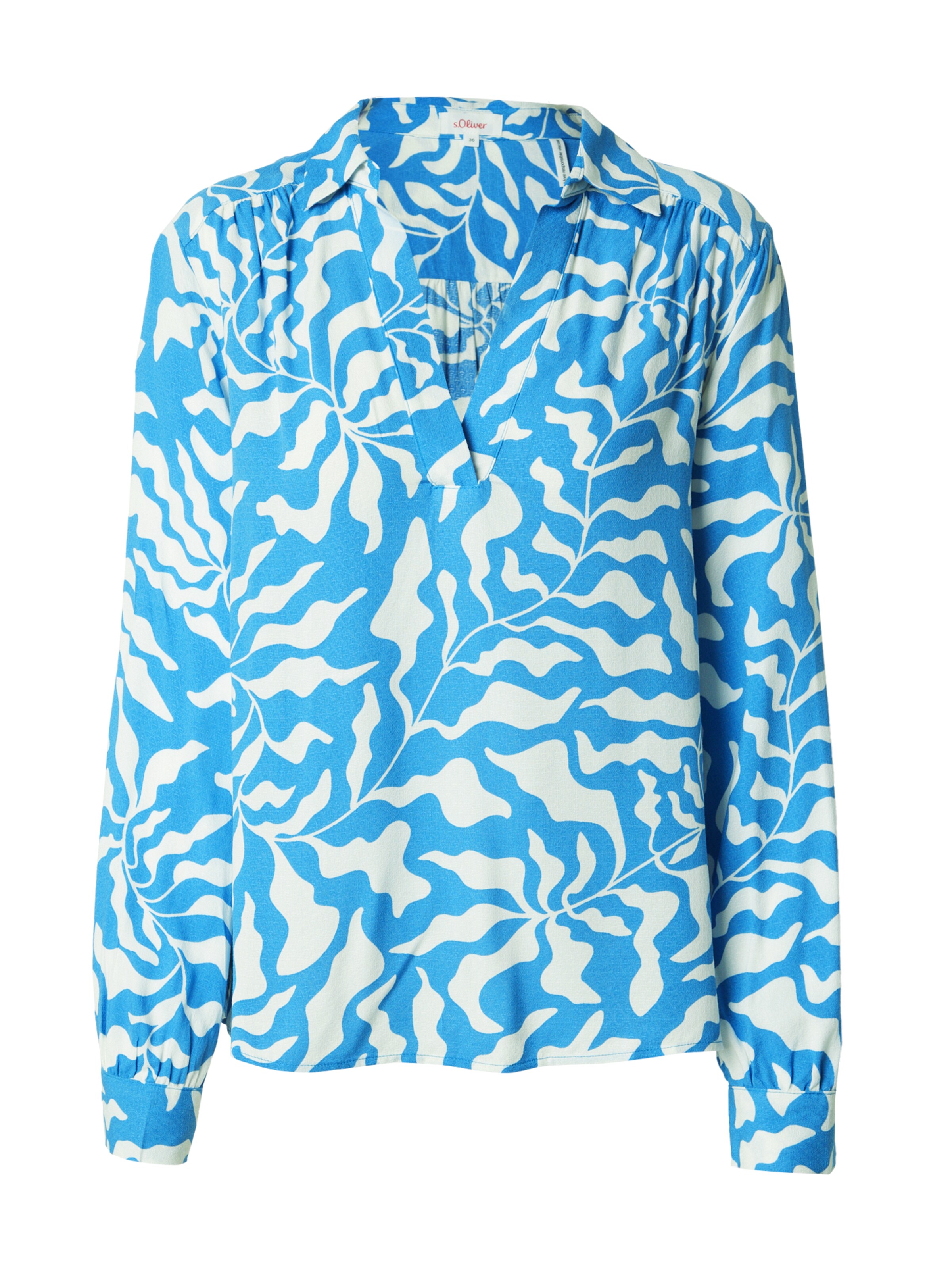 s.Oliver Blouse in Blauw: voorkant