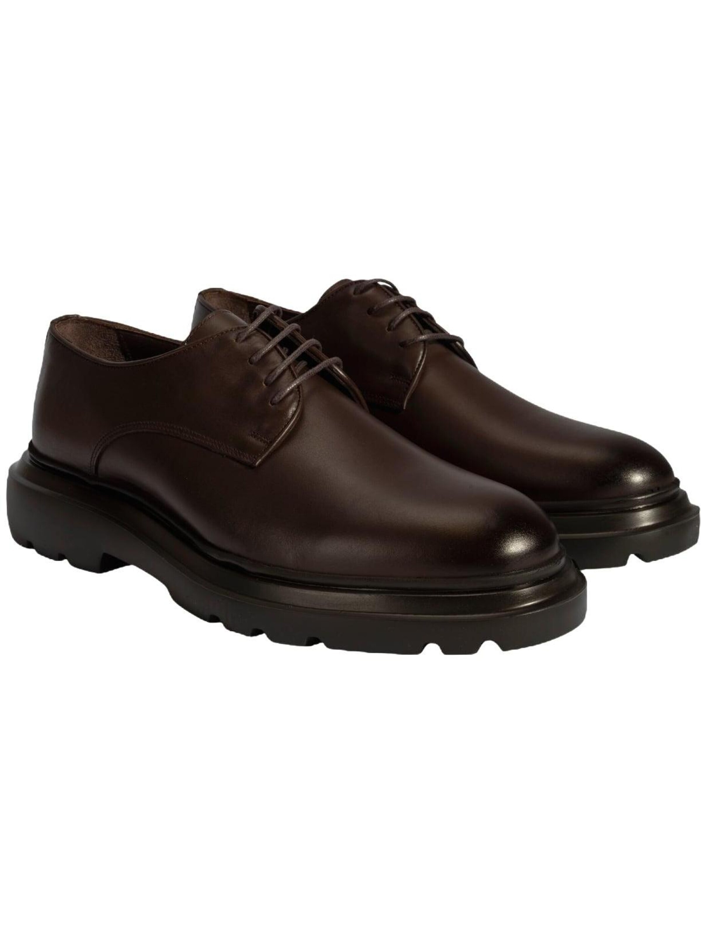 Desa - Zapatos con cordón 'Lässige Spitze' en marrón
