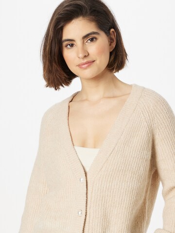 ICHI Knit Cardigan 'Marin' in Beige