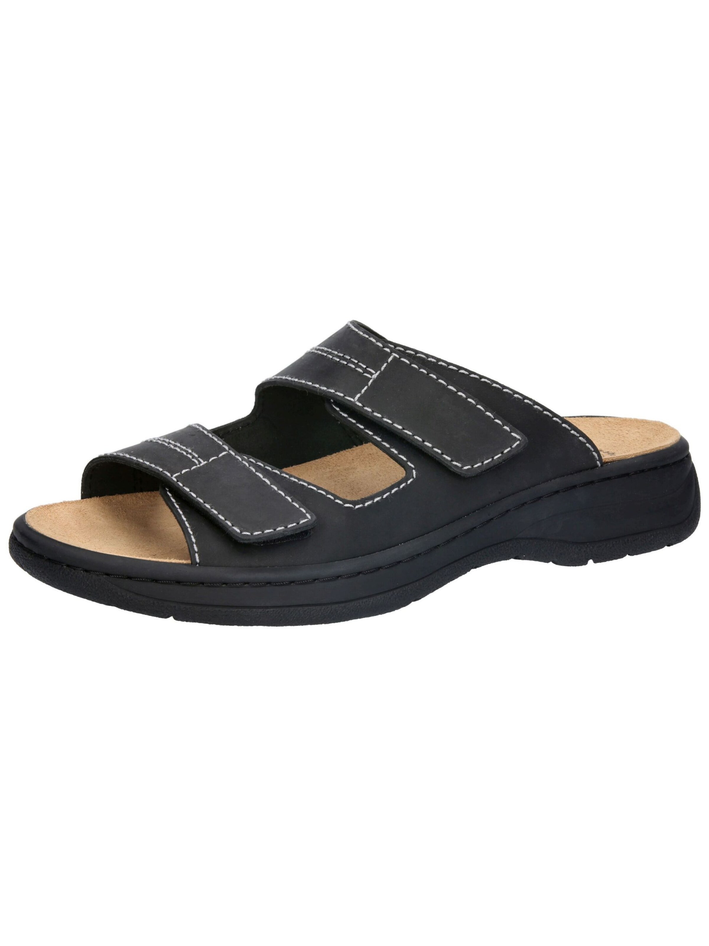 LICO Mules 'Lico Wellness' in Black: front
