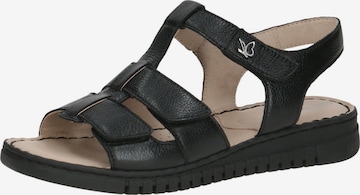 CAPRICE - Sandália em preto: frente