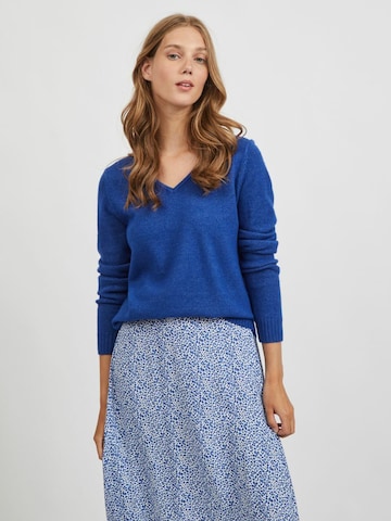 VILA Sweater 'VIRIL' in Blue: front