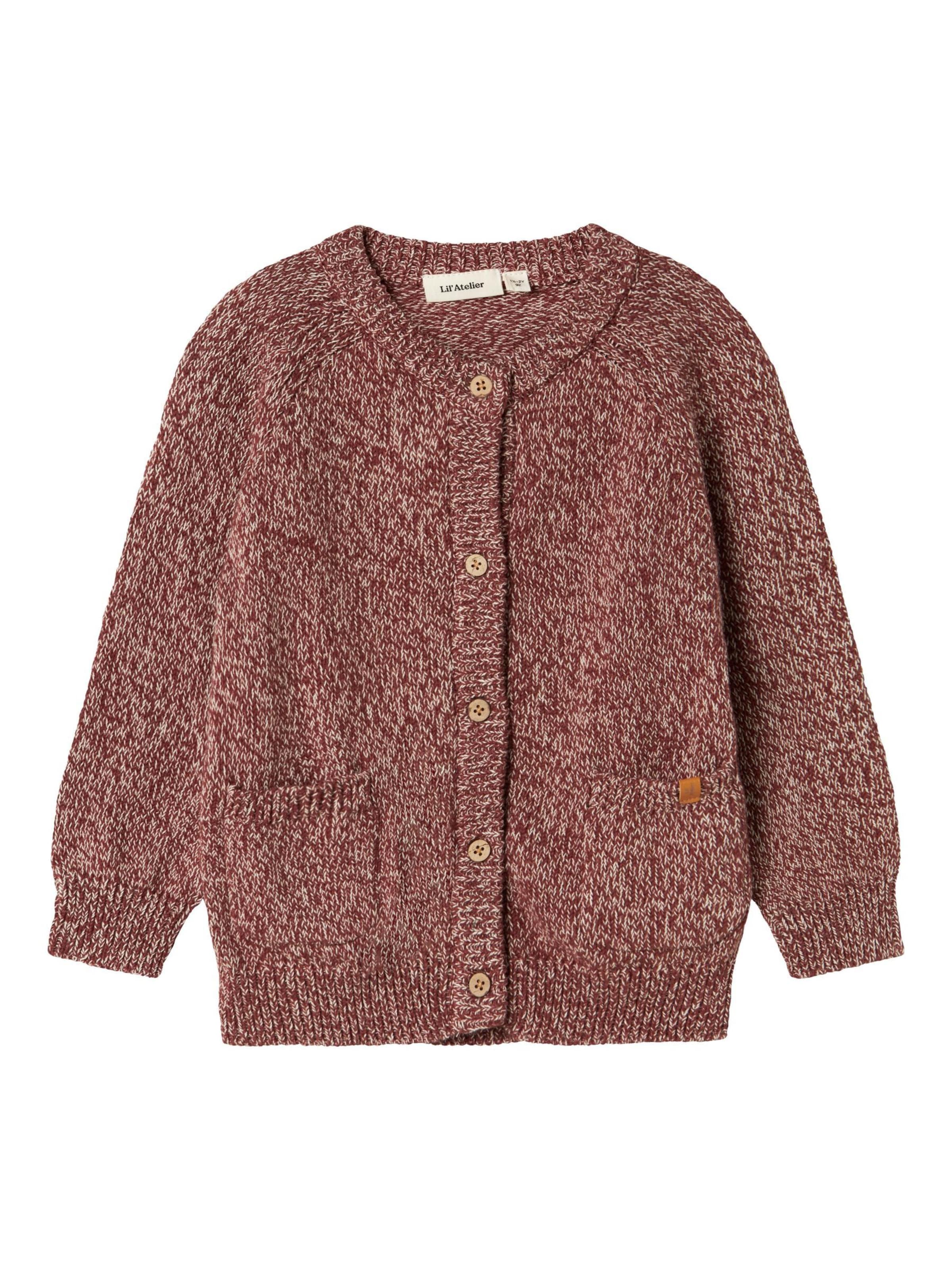 Cardigan NAME IT en marron : devant