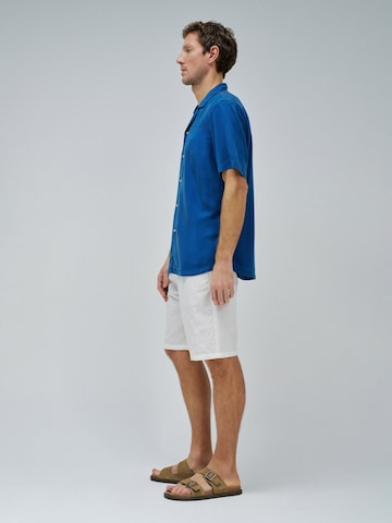 Salsa Jeans Regular fit Overhemd in Blauw
