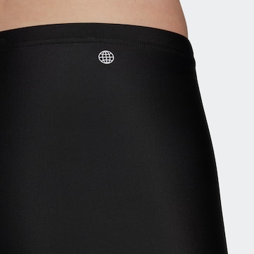 ADIDAS PERFORMANCE Athletic Swim Trunks in Black