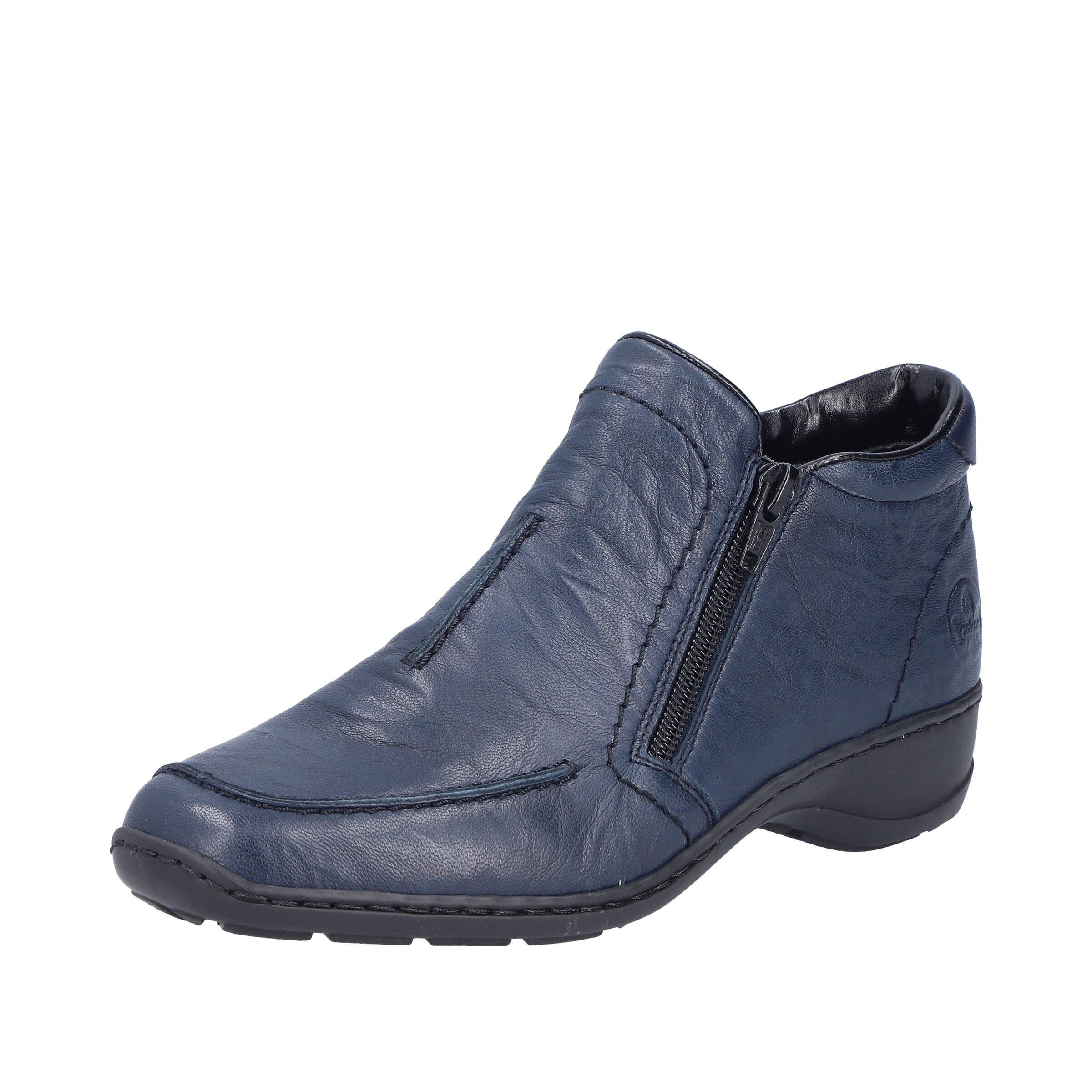 Rieker Bottines ' 58386 ' en bleu, Vue avec produit