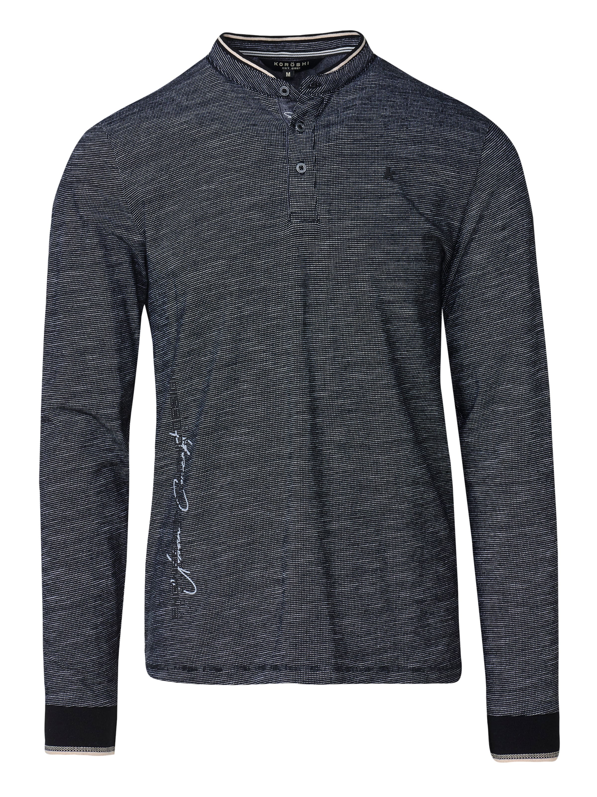 Maglietta di KOROSHI in nero: frontale