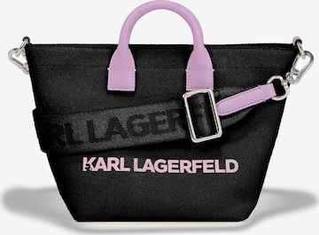 Karl Lagerfeld Ročna torbica 'Icon K' | črna barva