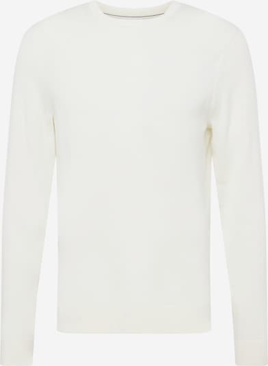 Pulover Calvin Klein pe alb lână, Vizualizare produs