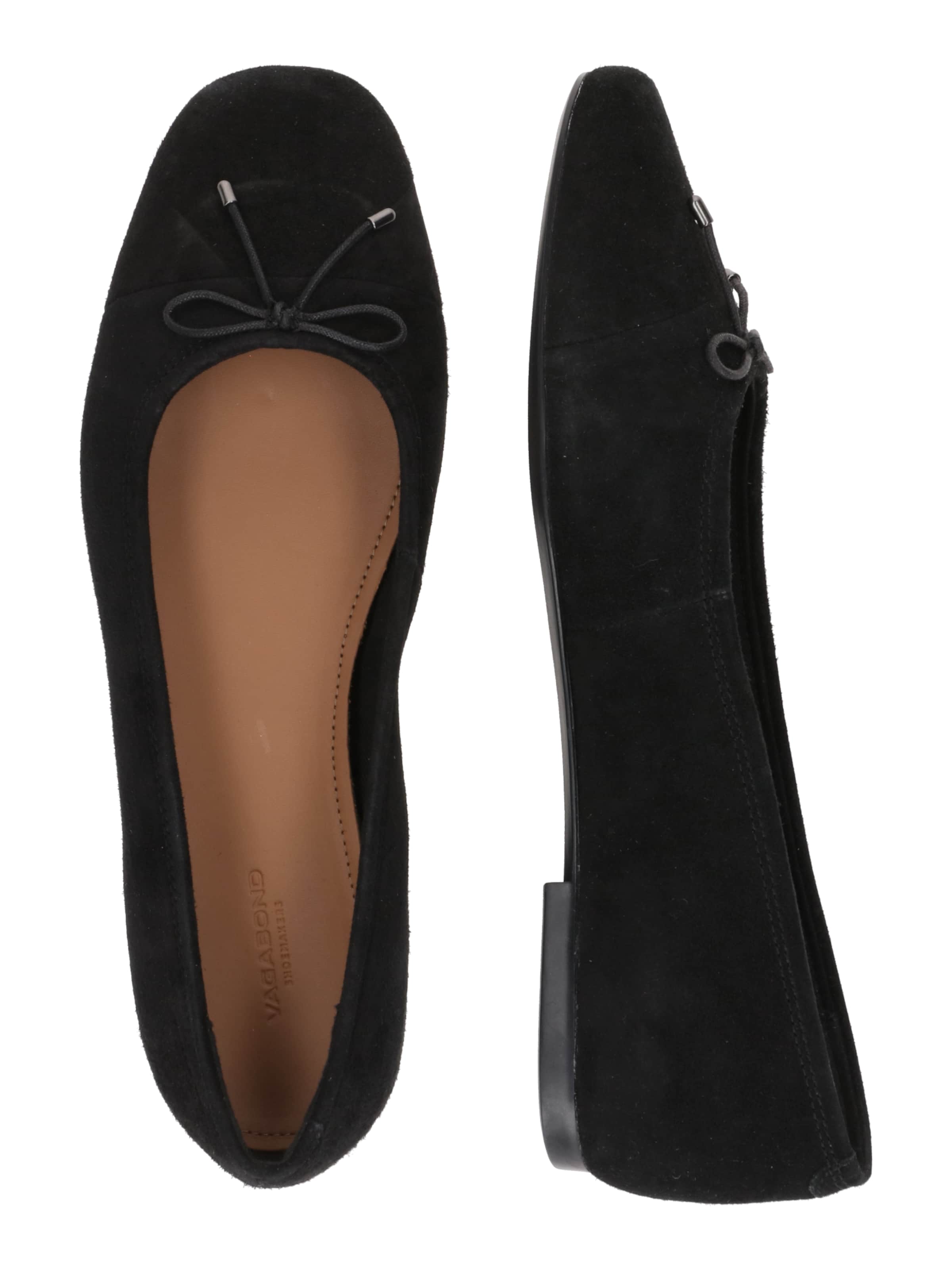 Ballerines 'JOLIN' VAGABOND SHOEMAKERS en noir : sur le côté