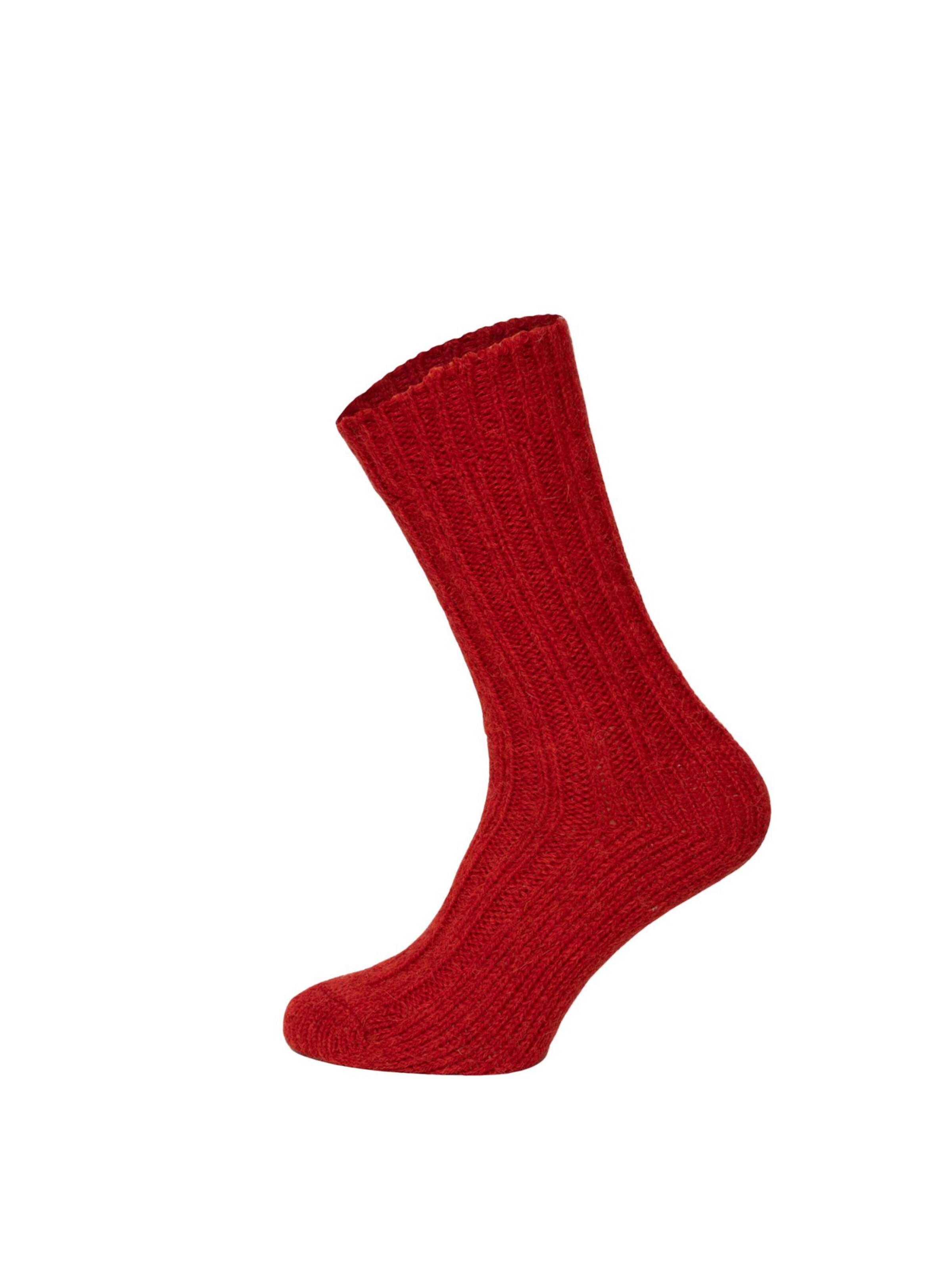 HomeOfSocks Socks 'HOS2203' in Red: front
