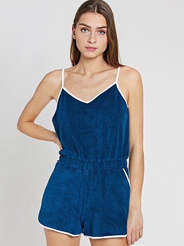 Shiwi Jumpsuit 'Torino' in Blauw: voorkant