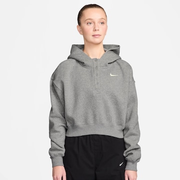 Sweat-shirt 'Phnx Flc' Nike Sportswear en gris : devant