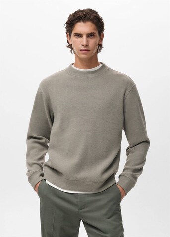 MANGO MAN Pullover 'Besalu' in Grün: Vorderseite