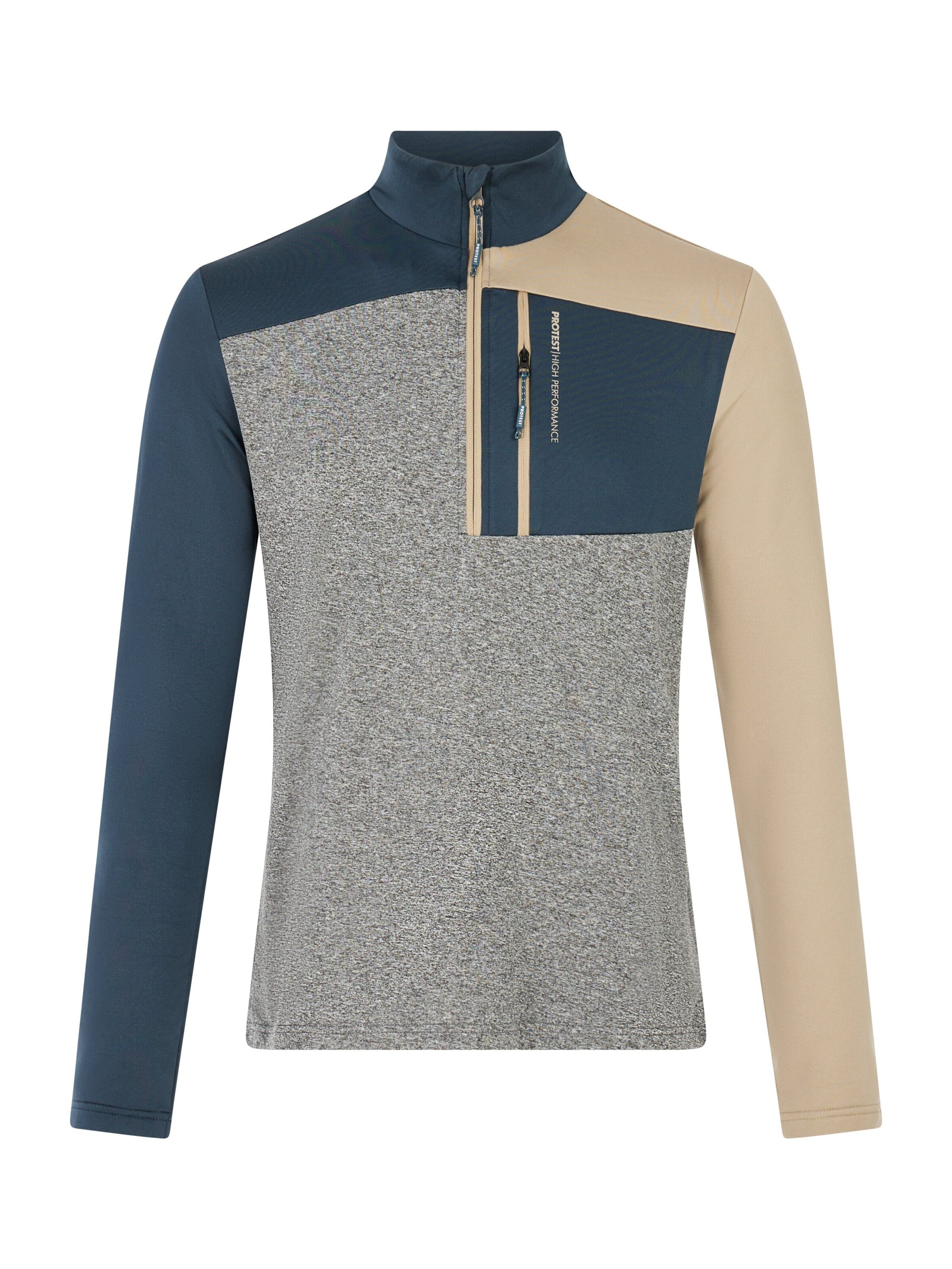 PROTEST Sportsweatshirt 'PRTDraw' in Blauw: voorkant