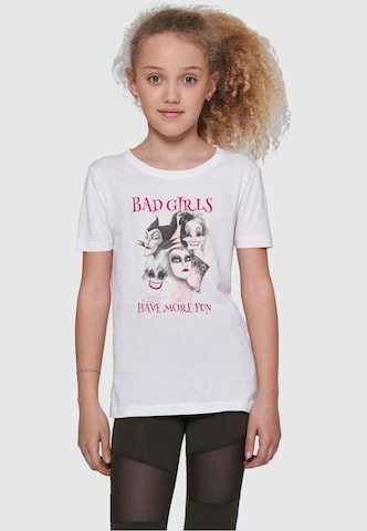 T-Shirt 'Girls Disney Classics' ABSOLUTE CULT en blanc : devant