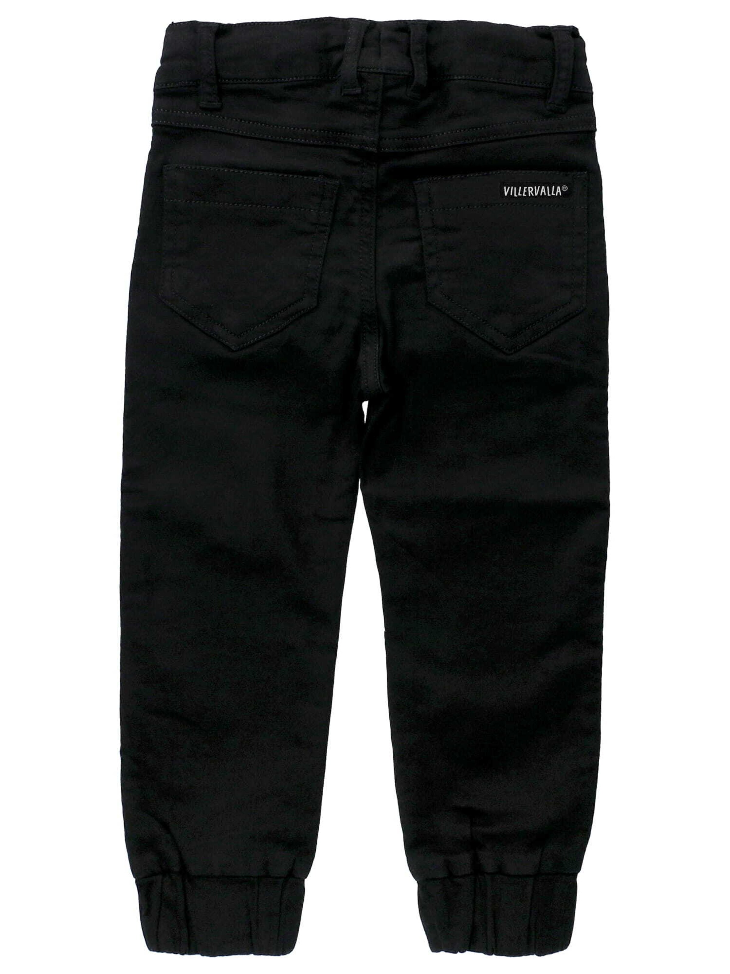 Villervalla Regular Pants in Black