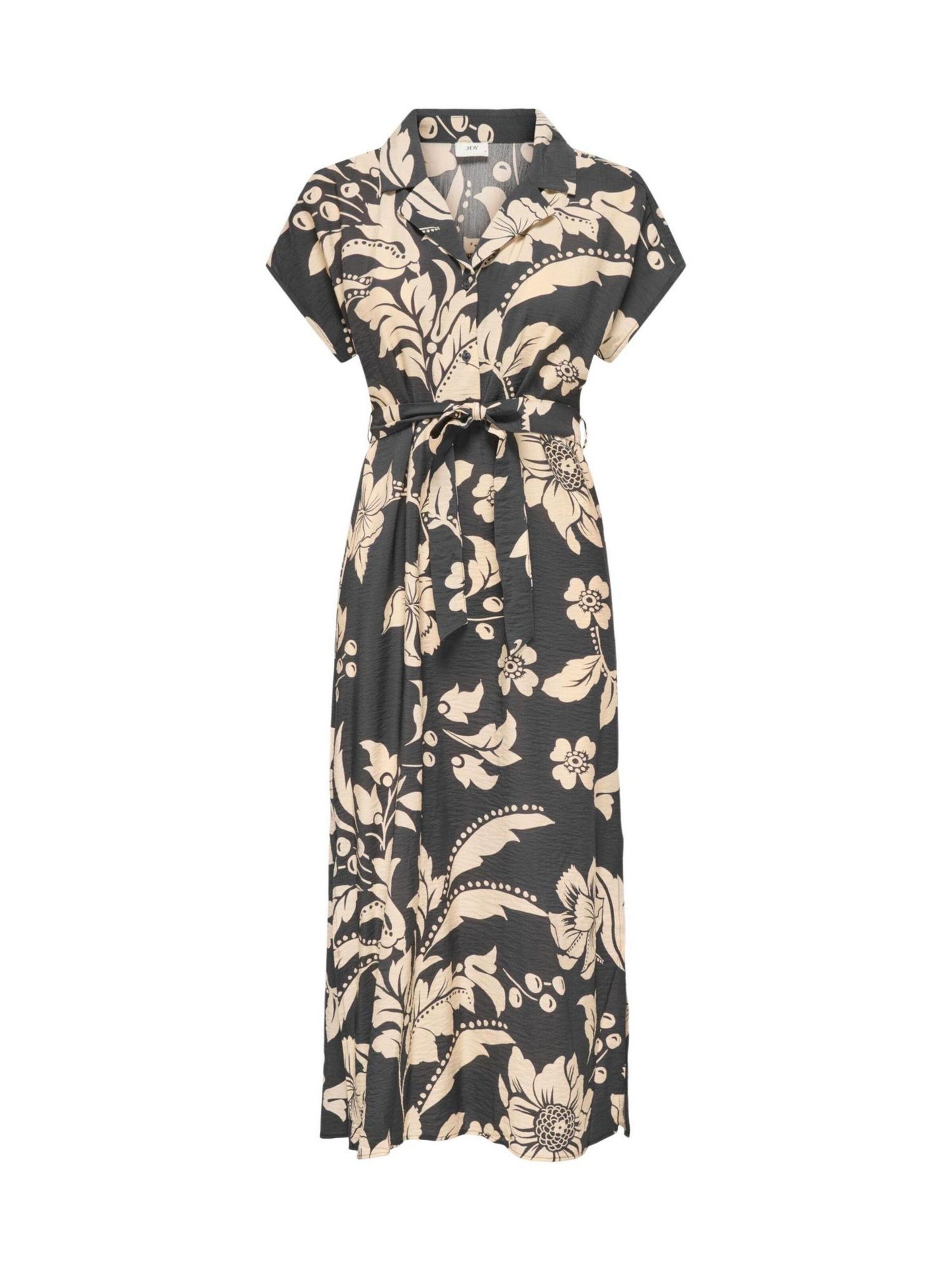 Abito 'Jdytroya Life S/L Midi Dress Wvn Dia 15347216' di Jaqueline de Yong in nero: frontale