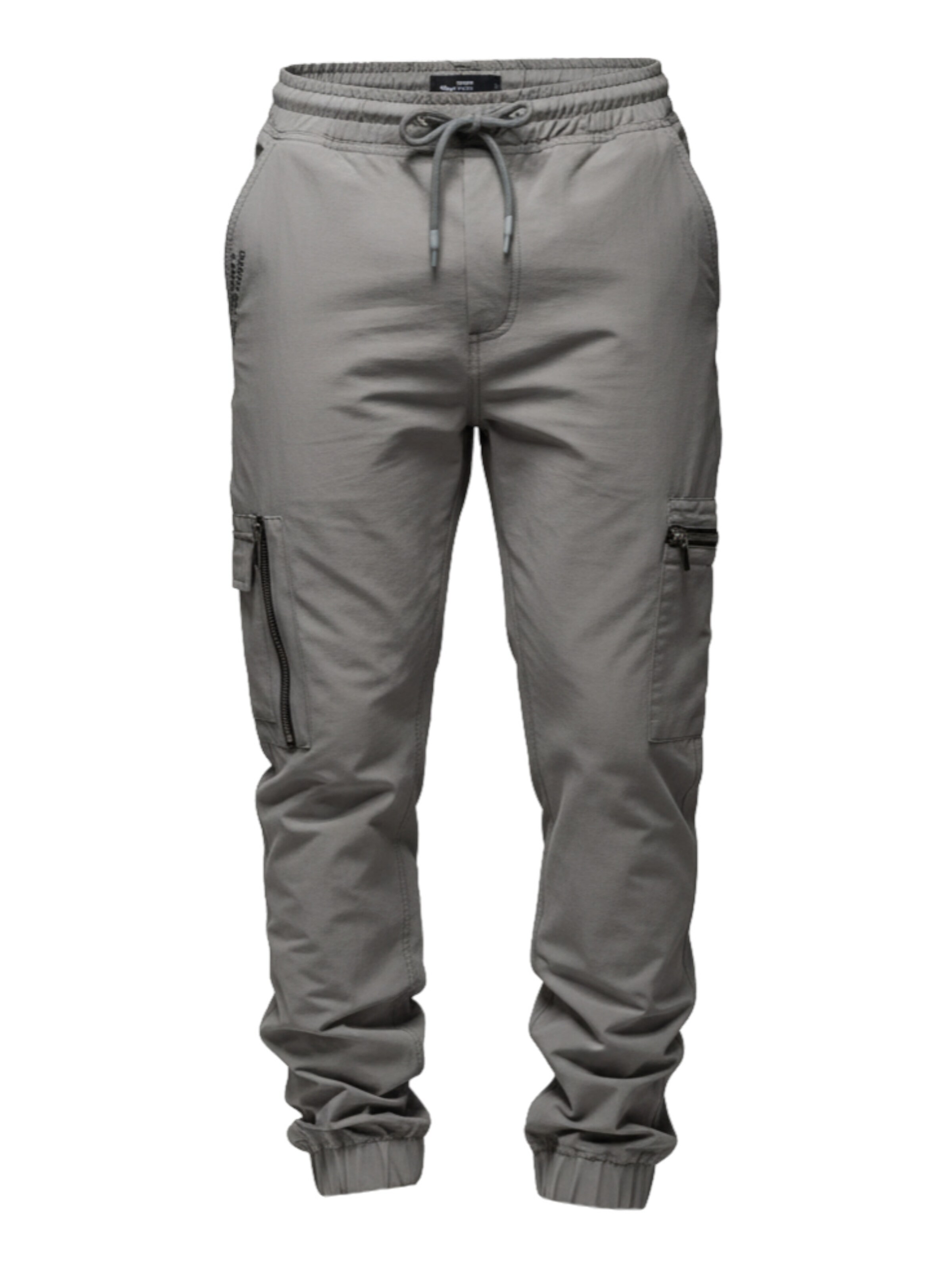 Ombre Regular Sportbroek 'OM-PAJO-0200' in Grijs: voorkant