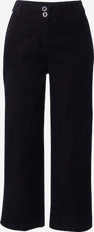 LA STRADA UNICA Wide leg Broek 'VIDA' in Blauw: voorkant