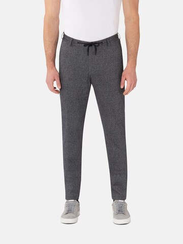 BENVENUTO Slim fit Pants 'Segesta' in Grey: front