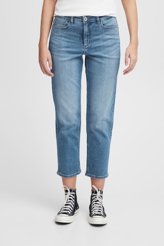 ICHI Regular Jeans 'IHTwiggy Raven' in Blauw: voorkant