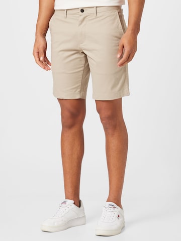 Regular Pantalon chino 'Brooklyn 1985' TOMMY HILFIGER en beige : devant