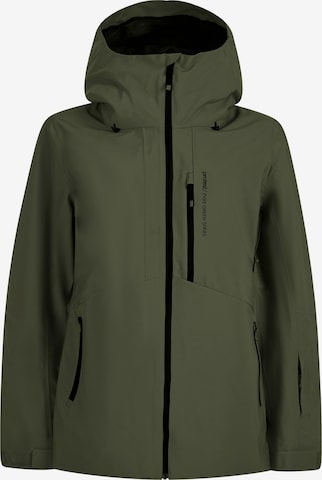 PROTEST Athletic Jacket 'PRTDyna' in Green: front