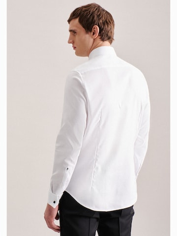 SEIDENSTICKER Slim fit Business Shirt 'Gala' in White
