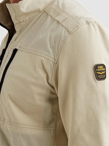 Giacca di mezza stagione 'Hybrid jacket with zipper closure and side pockets' di PME Legend in beige