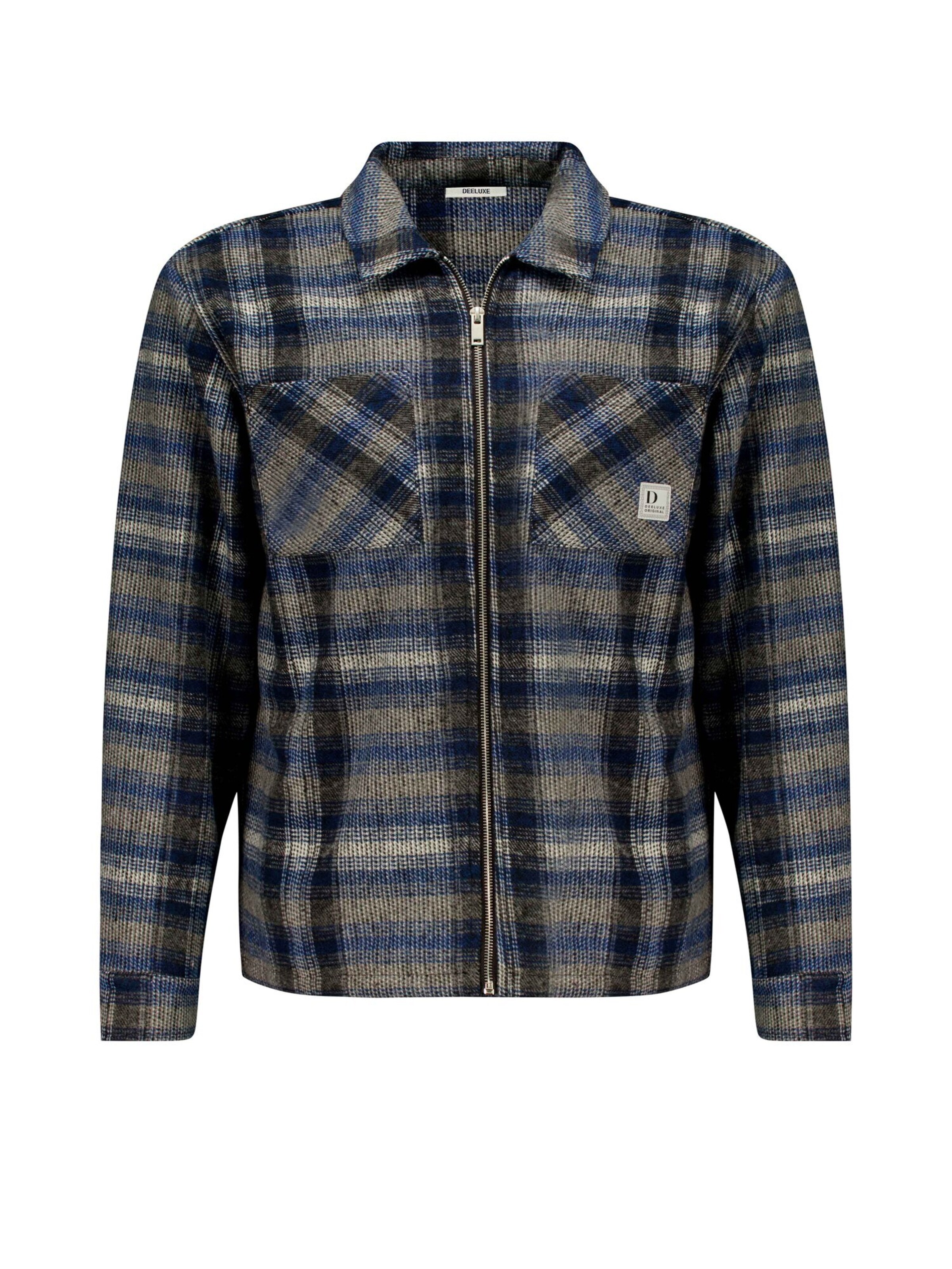 Deeluxe Shirt 'YUKIO' in Blau: Vorderseite