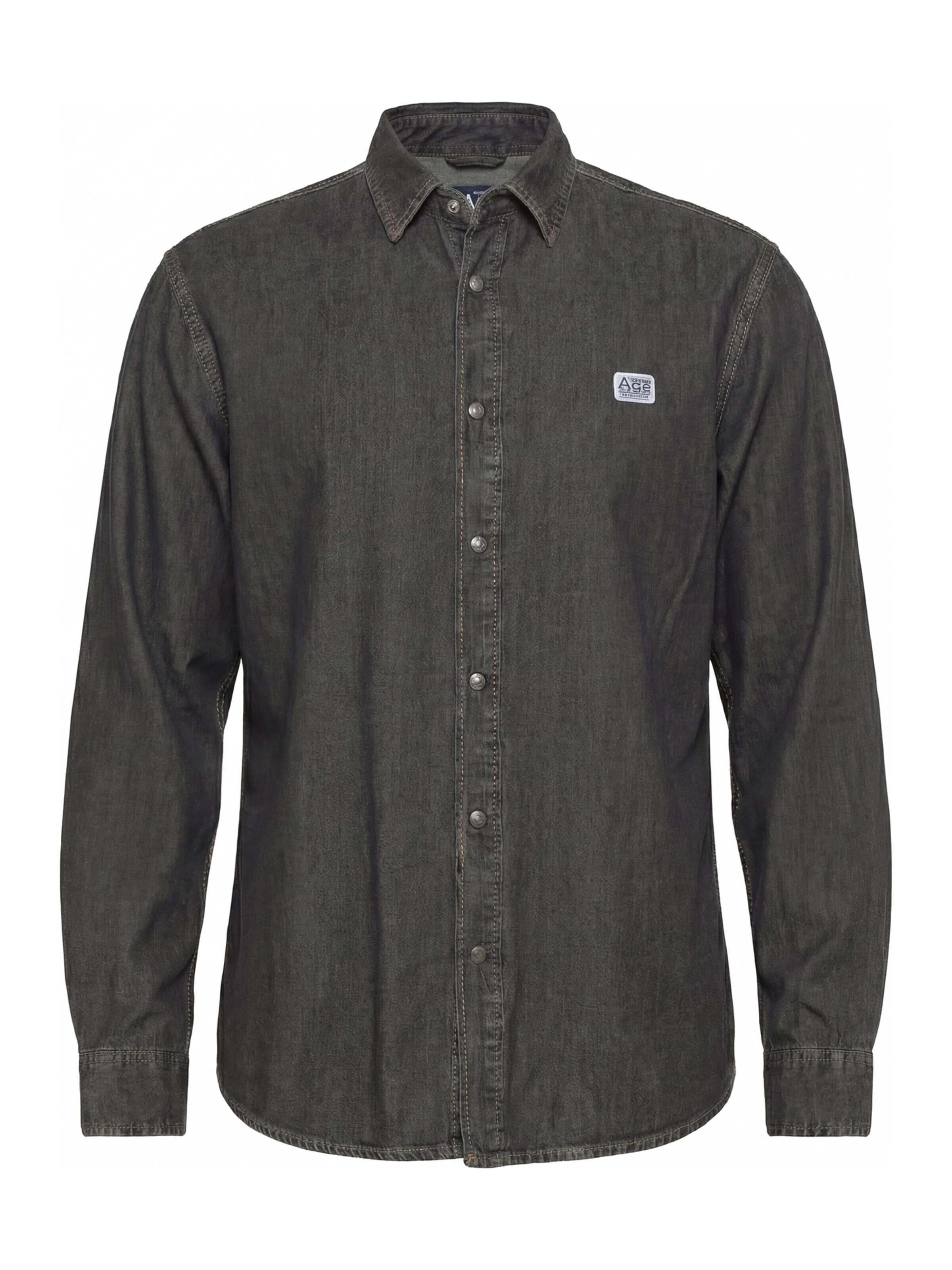 Carrera Jeans Shirt 'Replica 2 Denim'‌‌‌‌ in Schwarz: Vorderseite