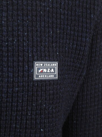 NZA New Zealand Auckland Strickjacke 'Dominick'‌‌‌‌‌‌‌‌‌ in Blau